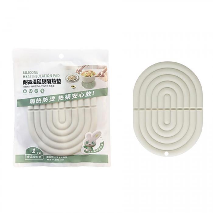 橢圓形硅膠隔熱墊