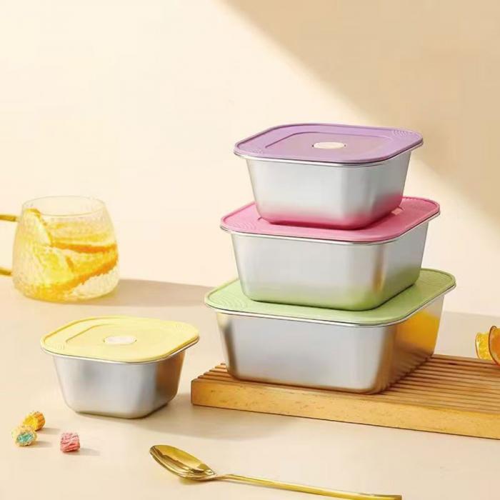 201#不銹鋼保鮮盒套裝