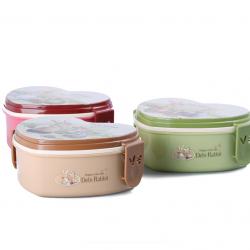 德比兔心形點心便當盒